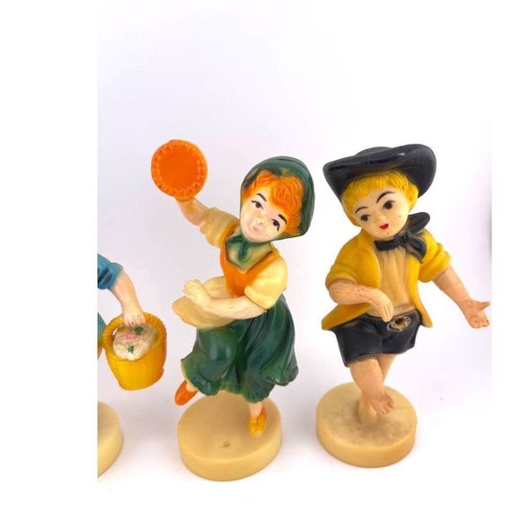 Vintage Emson Hong Kong Artistic Statue Hard Plastic Figurines Lot Of 4‎ - Picture 6 of 7